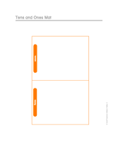 Tens and Ones Mat