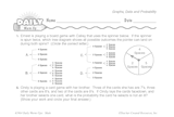 Math Warm-Up 183 for Gr. 5 & 6: Graphs, Data & Probability