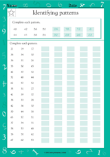 Identifying Number Patterns II (Grade 2)